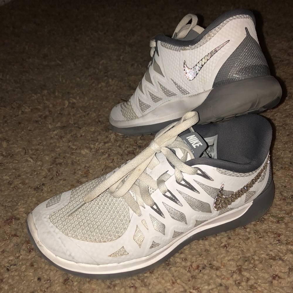 White Nike sneakers